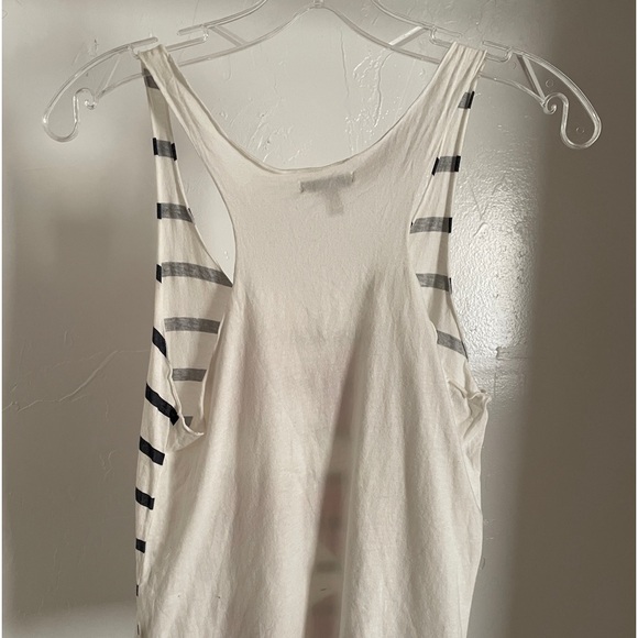 VINTAGE Y2K Forever 21 Girls TROMPE L’OEIL Bows and Stripes Print TANK TOP Large - Picture 3 of 8